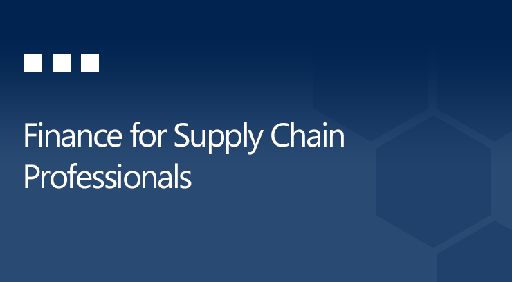 Finance for Supply Chain Professionals