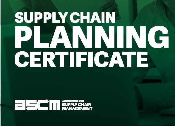 ASCM Supply chain planning certificate – entry education